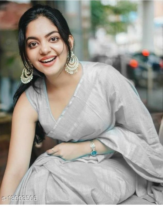 linen saree
