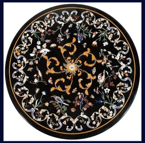 Marble Inlay Plate