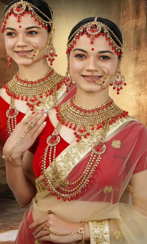 Brass Indian Bridal Jewellery Set - Manufacturer Exporter Supplier in Mumbai  India