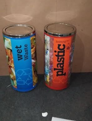 100L Plastic Color Coded Waste Bin