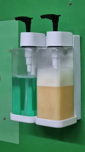 300ml Dual Hotel Bathroom Liquid Soap Dispenser
