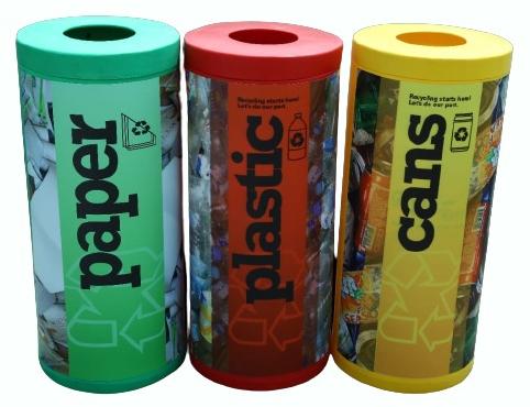 58L Plastic Color Coded Waste Bin