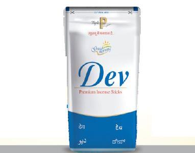 Dev Zipper Pouch Premium White Incense Sticks