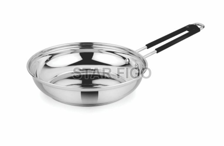 Stainless Steel Mirror Polished Frying Pans