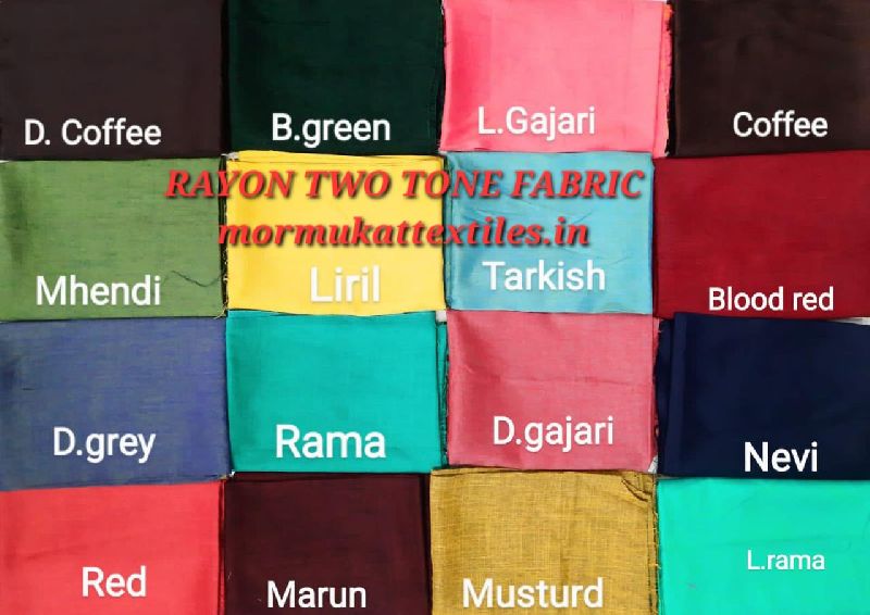 Rayon Two Tone Fabric