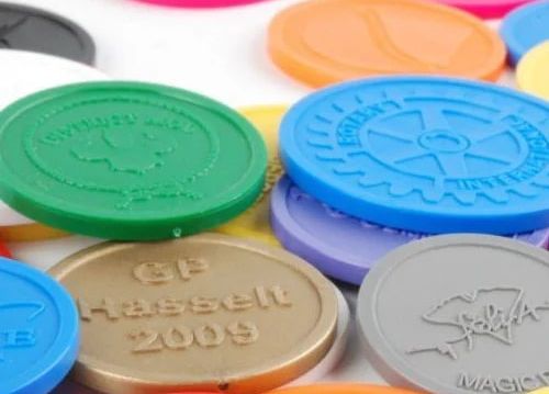 Embossed Plastic Tokens