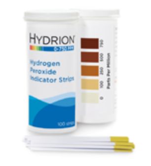 Hydrion Hydrogen Peroxide Test Strips