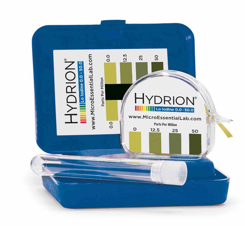 Hydrion Lo Iodine Test Strip Kit