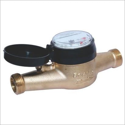 Brass Mid Screwed Water Meter