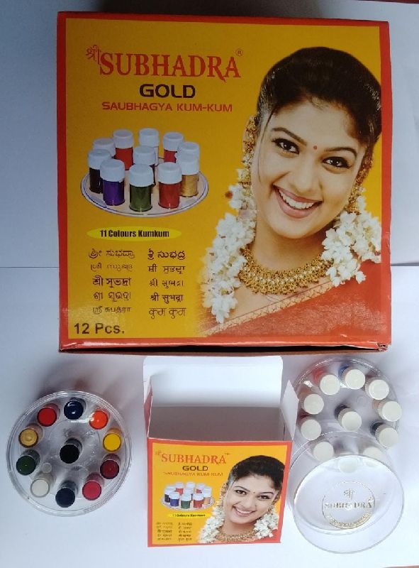 11 Color Gold Saubhagya Kumkum Bindi