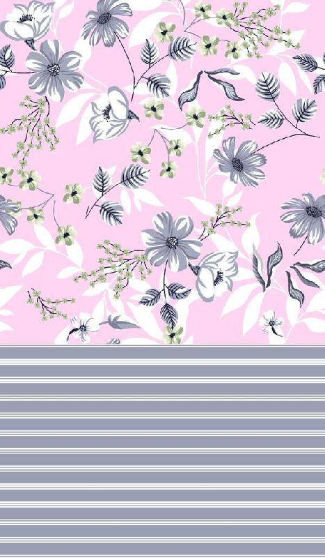 14218B Jute Cotton Digital Print Fabric