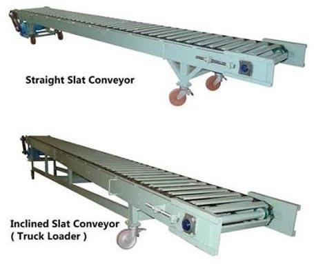 Inclined Slat Conveyor Belts System