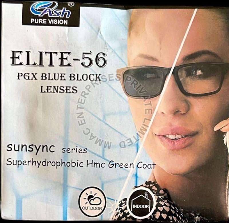 Photochromic Blue Block Lens