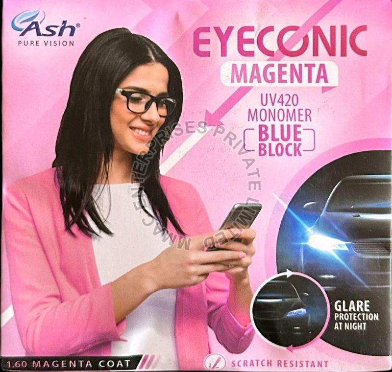 Blue Block Magenta Coating Lens