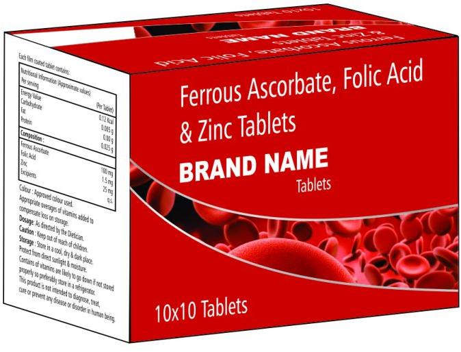 Folic Acid & Zinc Tablets