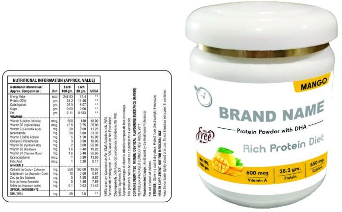 MANGO FLAVOUR PROTEIN POWDER