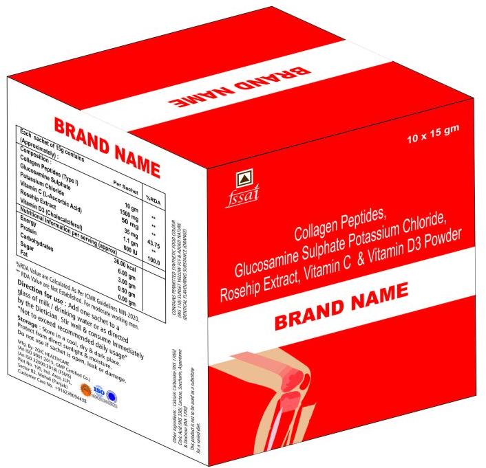 Collagen Peptide, Rosehip Extract & Vitamin C Sachets