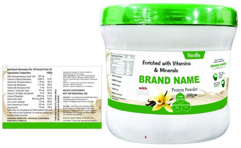 WHEY PROTEIN POWDER WITH DHA