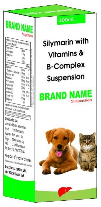 Silymarin with Vitamins & B-Complex Veterinary Suspension