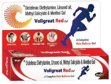 Vertigreat Red Pain Reliever Gel