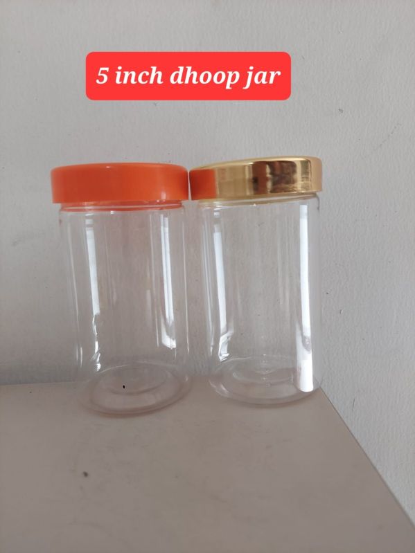 5 inch PET Dhoop Stick Jar