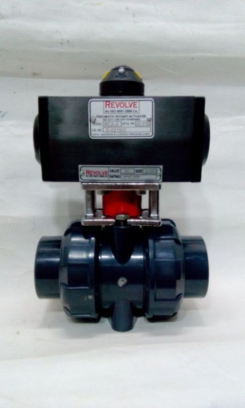 Pneumatic Actuator Operated UPVC Ball Valve