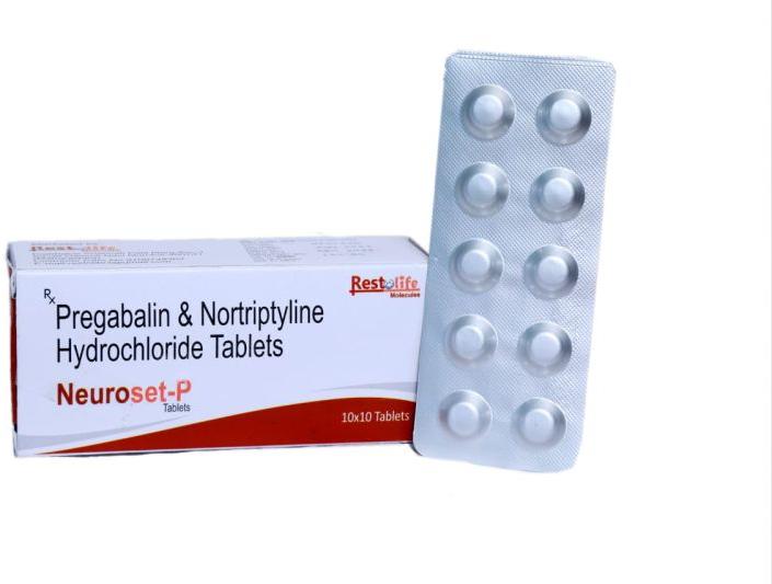 Pregabalin & Nortriptyline Hydrochloride Tablet