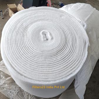 White Polyester Air Filter Roll