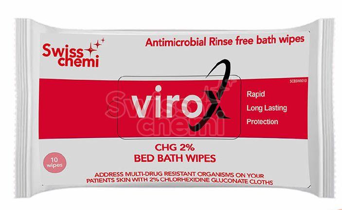 Virox Chlorhexidine Bed Bath Wipes