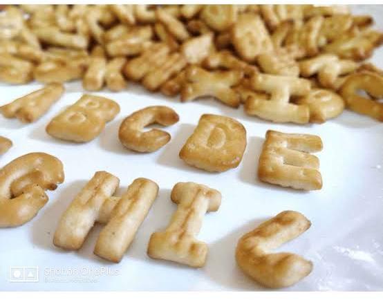 Alphabet Sweet Biscuit