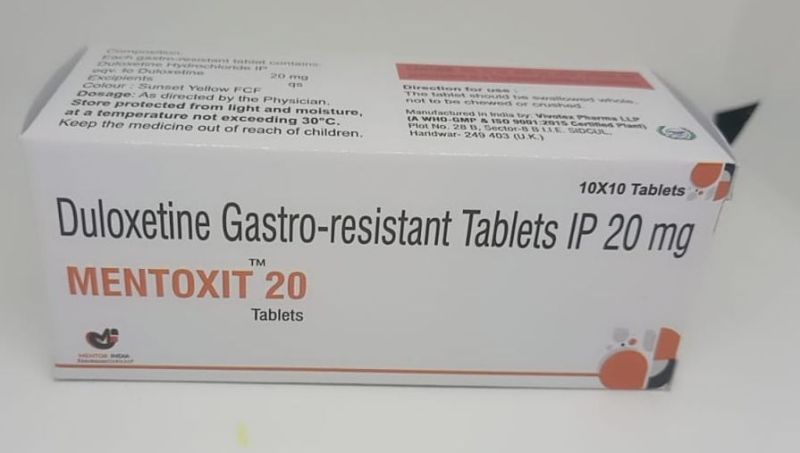 Duloxetine Gastro Resistant Tablets