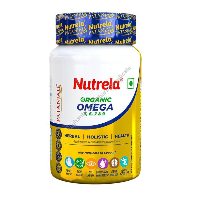 Patanjali Nutrela Organic Omega Softgel Capsules
