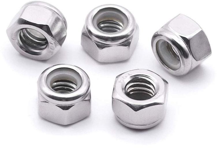 Aluminium Nylock Nut