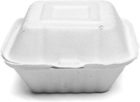 1000 ml Bagasse Burger Box