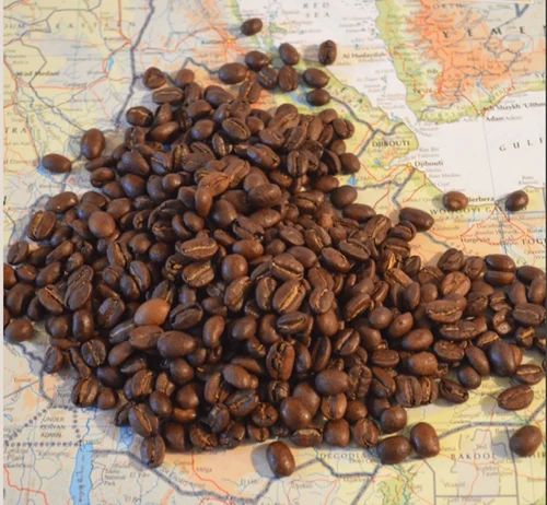 Brown Ethiopian Coffee Beans