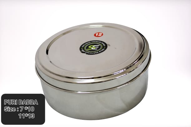 Stainless Steel Puri Dabba