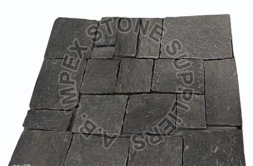 Black Rustic Slate Stone Slab