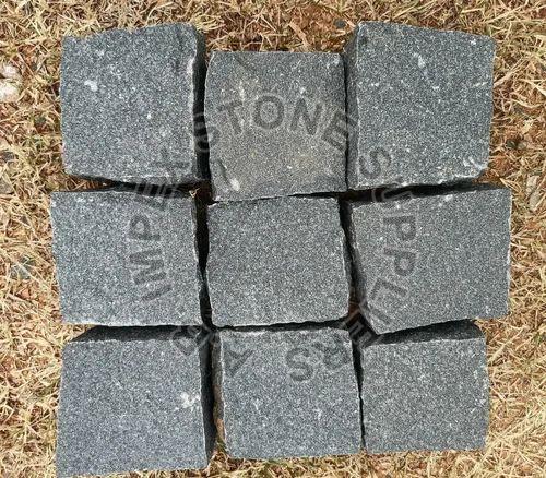 Grey Granite Cobblestone