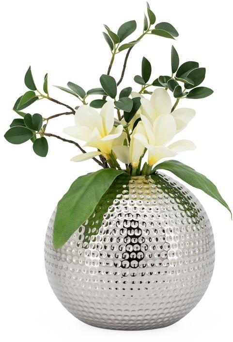 Aluminium Hammered Flower Vase