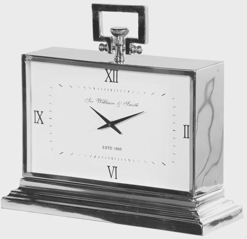 Rectangular Metal Wall Clock