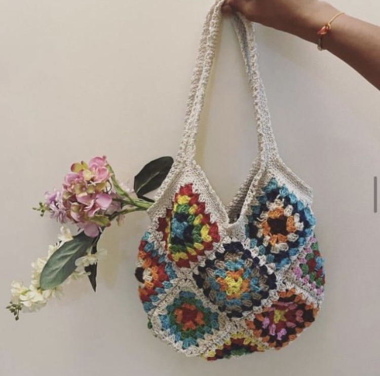 Thread Crocheted Crochet Bag