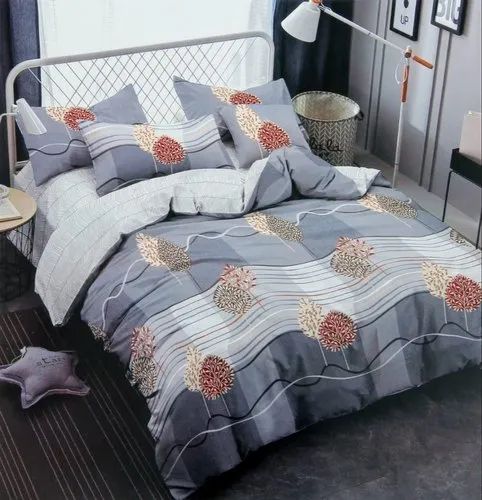 Printed King Size Double Bed Sheet