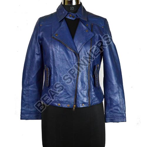 Ladies Fancy Leather Jacket