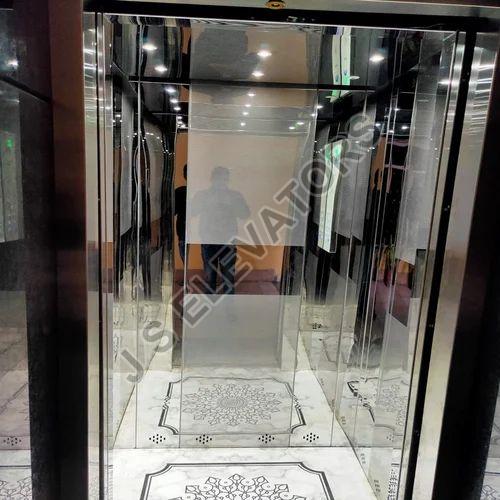 Stainless Steel Glass Elevator Cabin