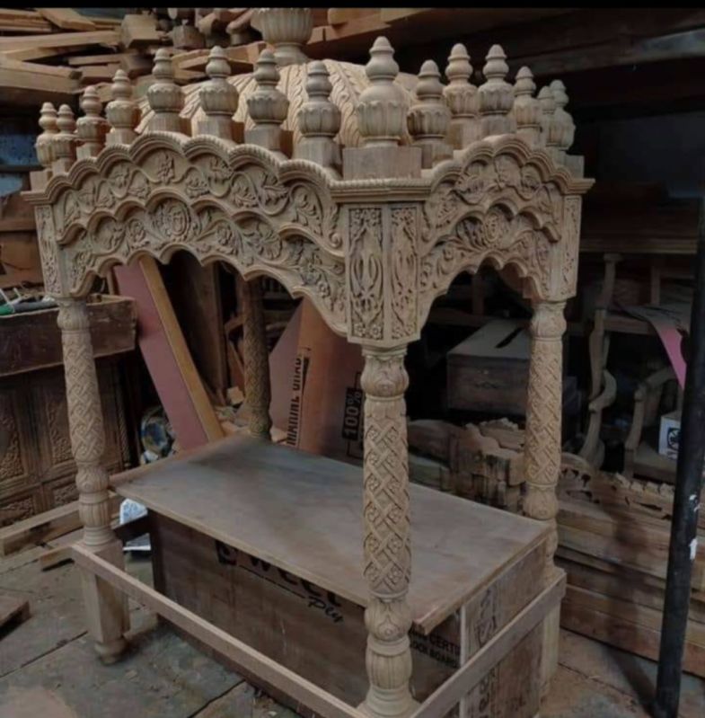 Sanding Wooden Temple