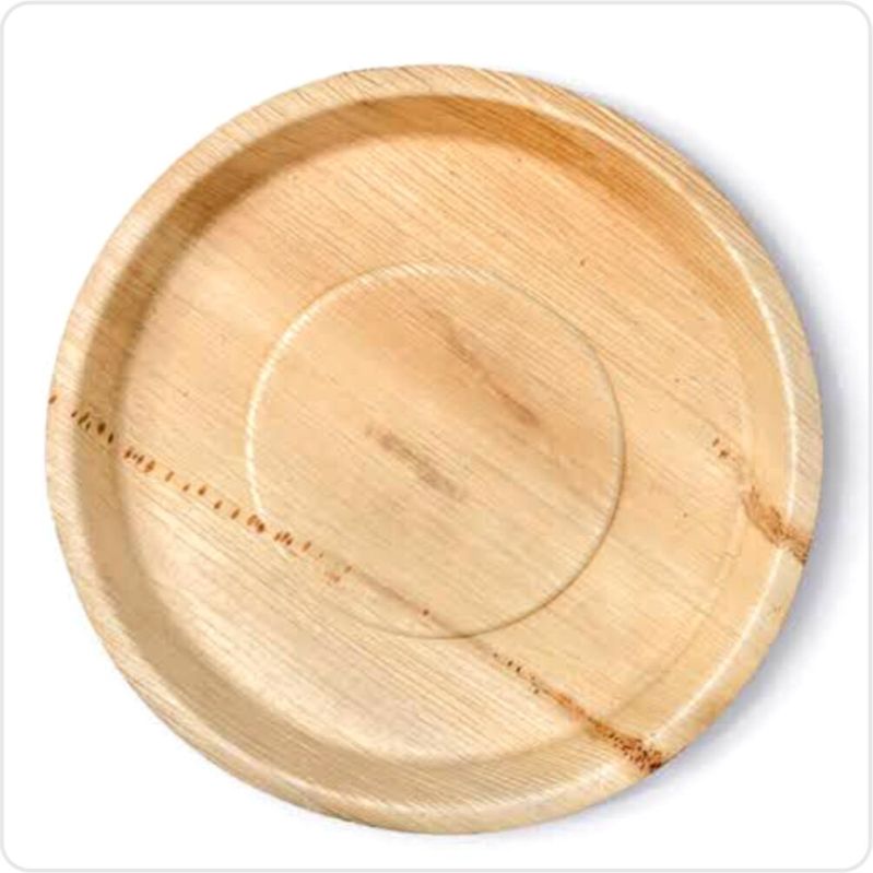 12 Inch Round Areca Leaf Plate