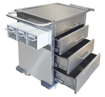 Emergency Cart with 4 Drawer