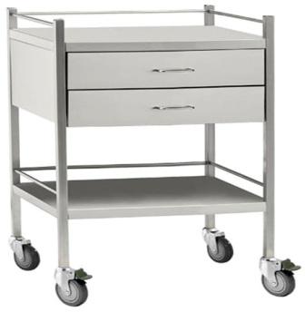 Instrument Trolley With 2 Drawer