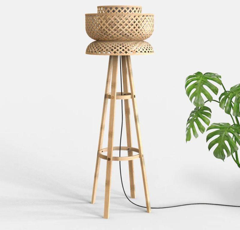 Fancy Floor Bamboo Lamp