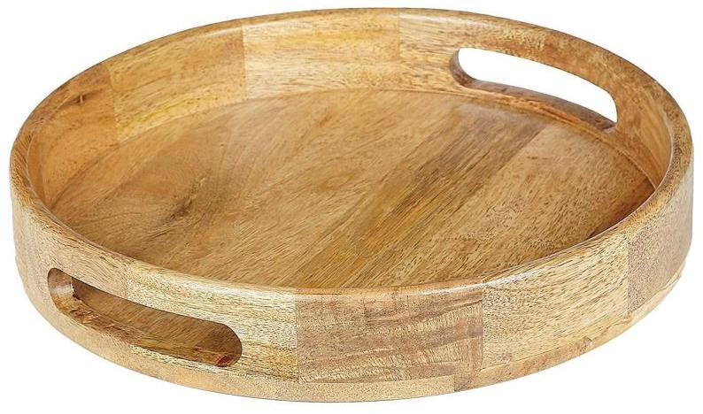 Wooden Round Serving Trays